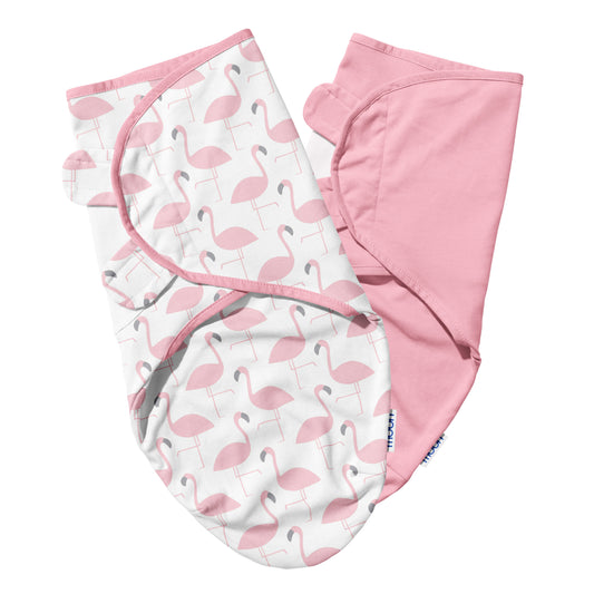 Moon -  Organic  Swaddle  - Pink