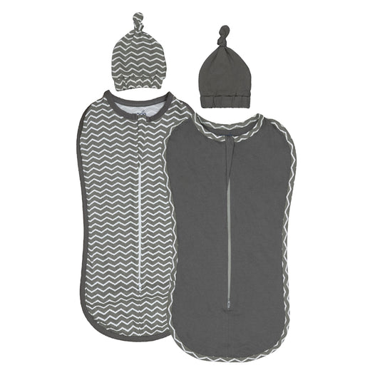 Moon -  Swaddle Pods With Beanie  - Multicolour