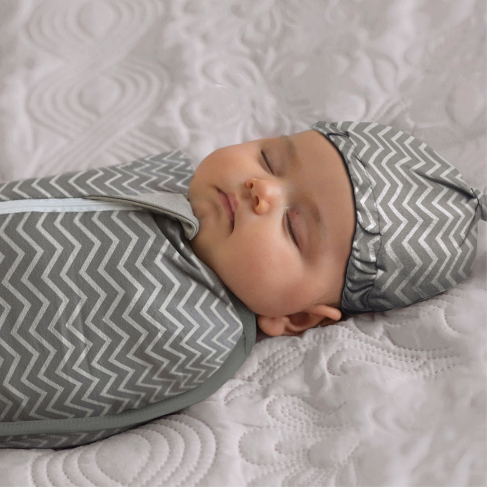 Moon -  Swaddle Pods With Beanie  - Multicolour