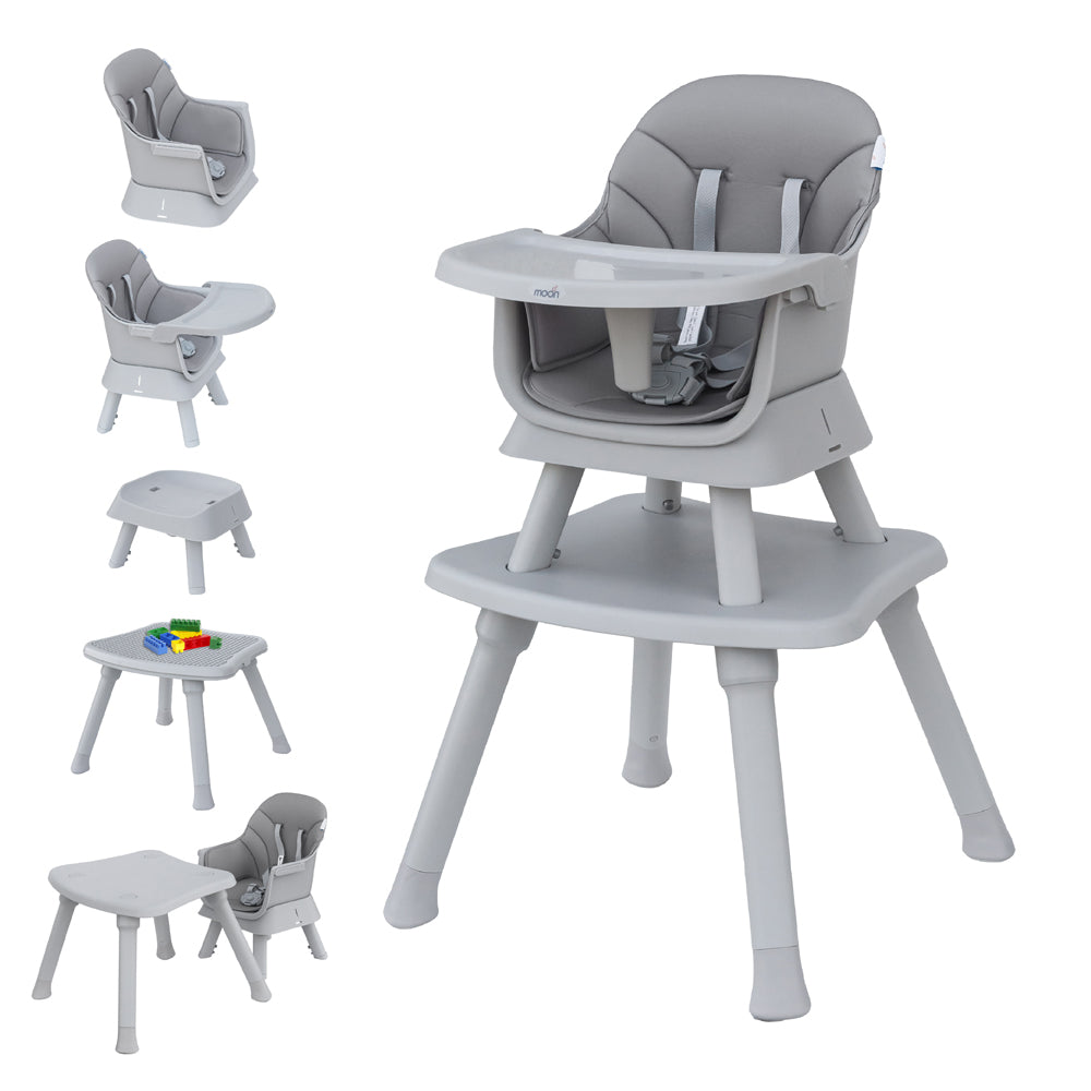 Moon - High Chair - Grey