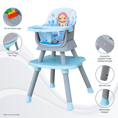 Moon - High Chair - Blue