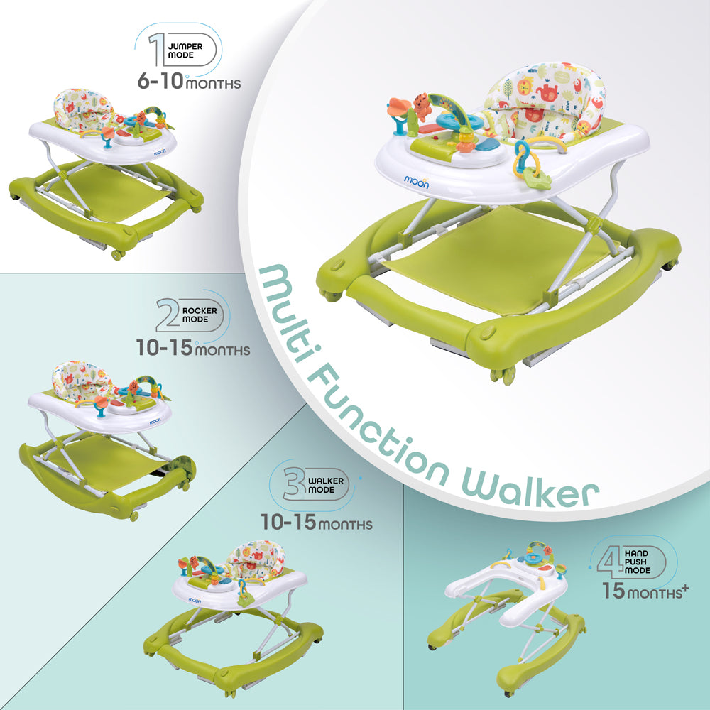 Moon -  Cruise 4-In-1 Walker - Green