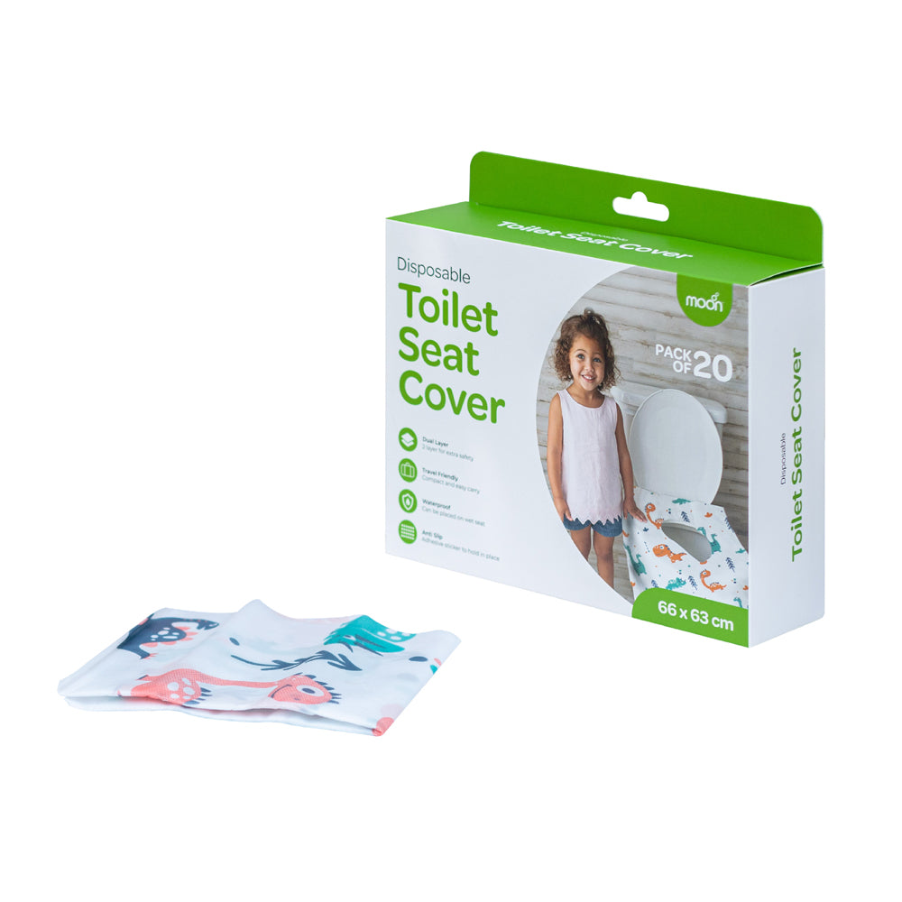 Moon - Disposable Toilet Seat Cover  - White