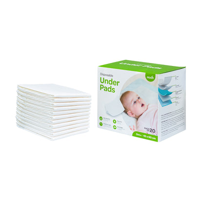 Moon - Disposable Under Pads - White