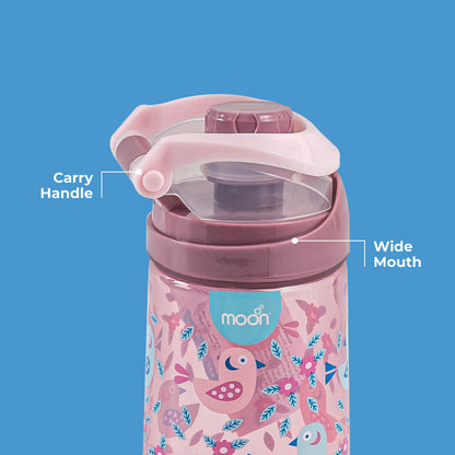 Moon -  Kids Water Bottle - Purple