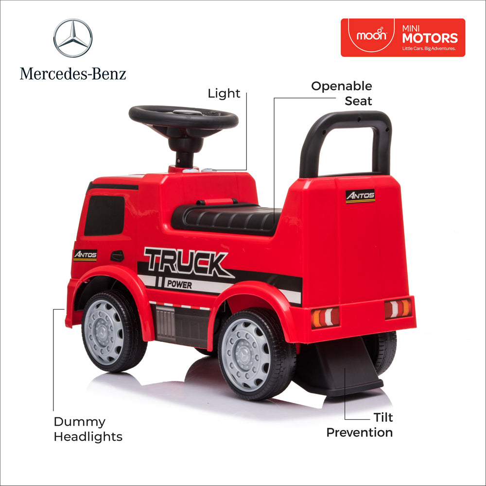 Moon -  Mercedes Benz Truck Licensed-Foot To Floor  - Red