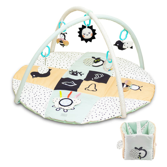 Moon - Quirky 2-In-1 Convertible Playmat & - Multicolour