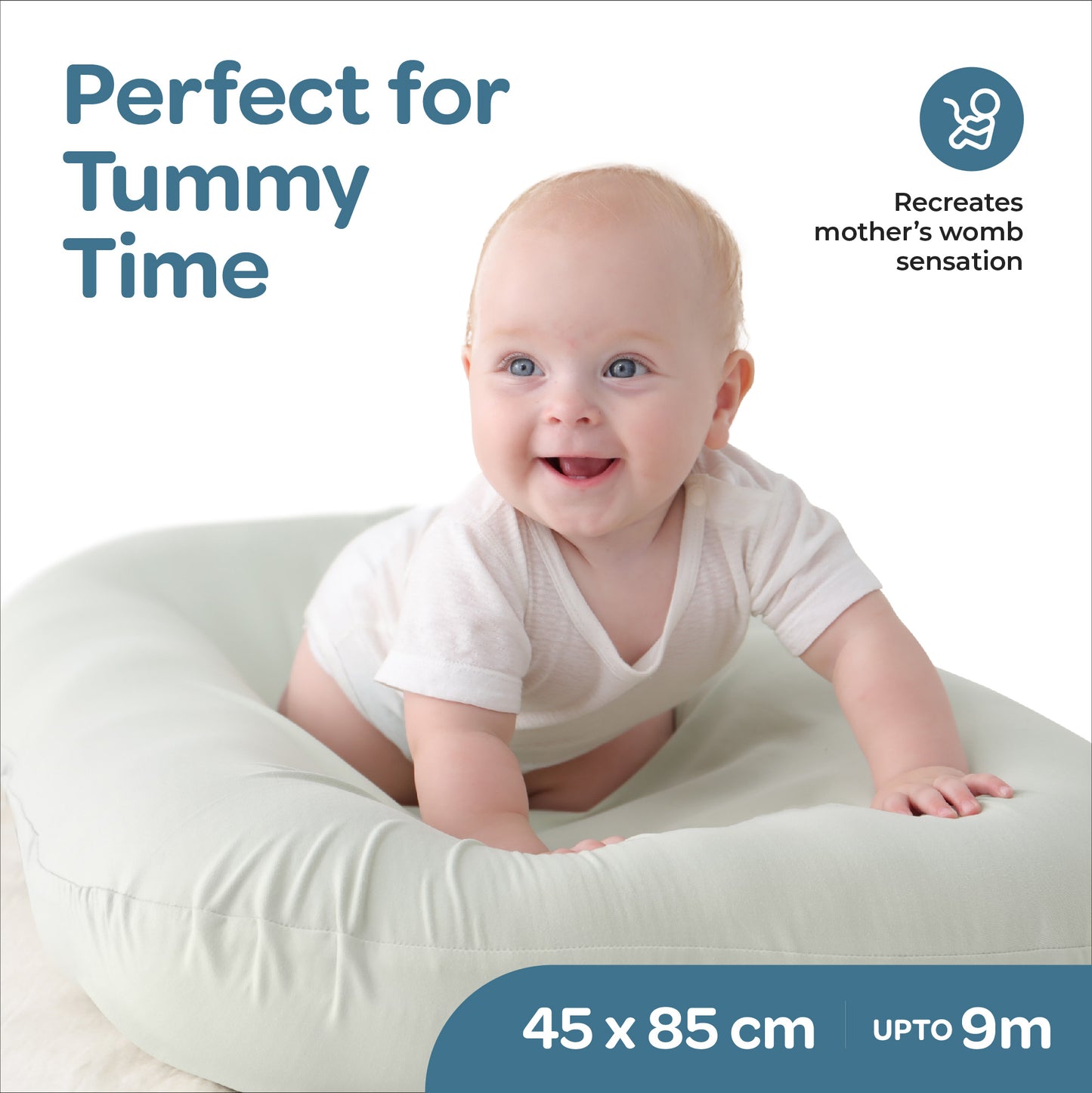 Moon -  Baby Lounger(0-3M) 85*45 - Green