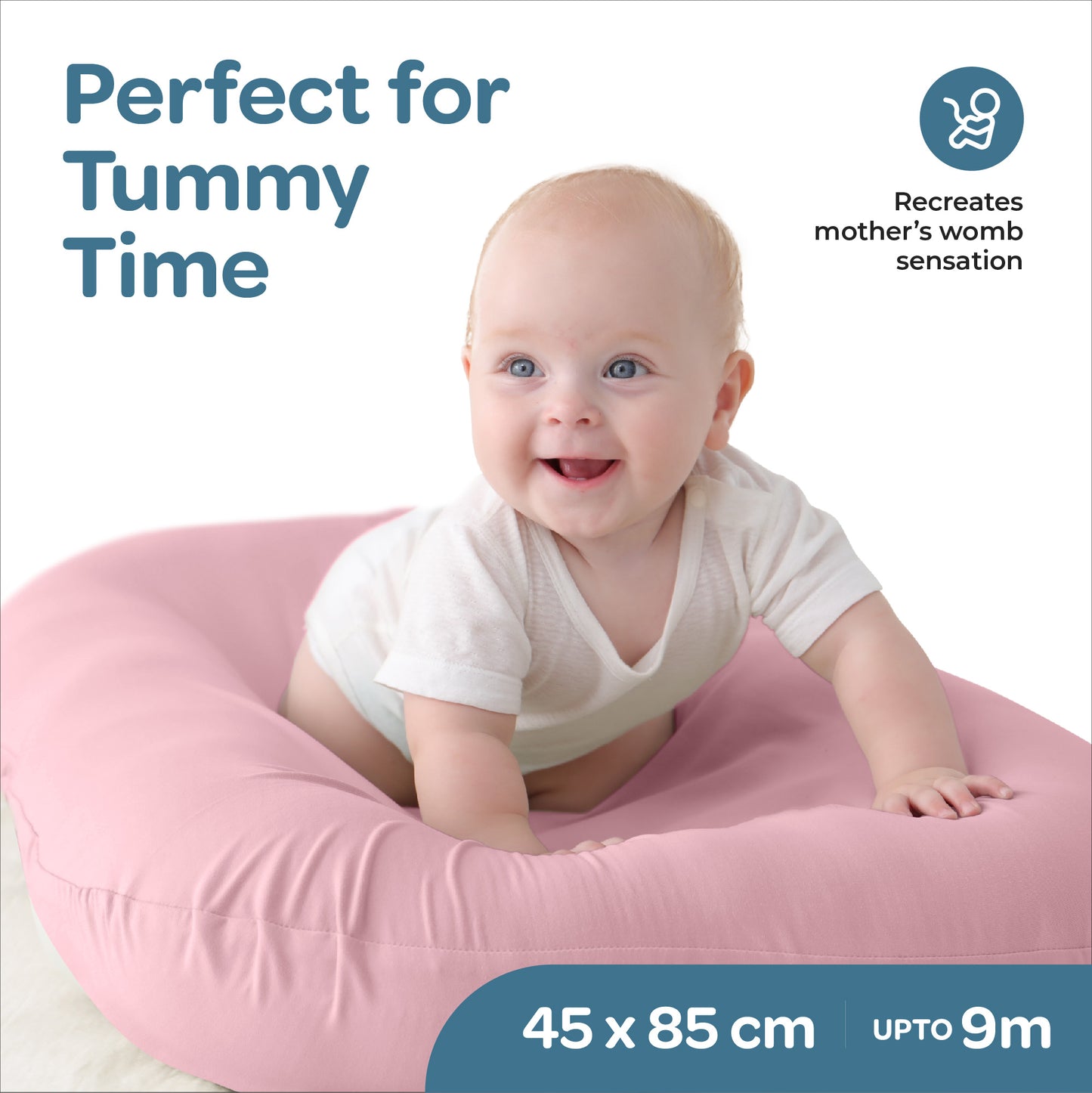 Moon -  Baby Lounger(0-3M) 85*45 - Pink