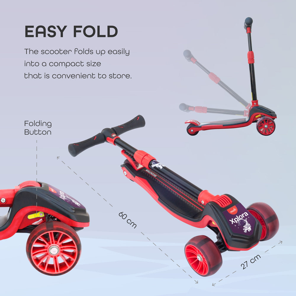 Moon -  Xplora Baby Scooter - Red