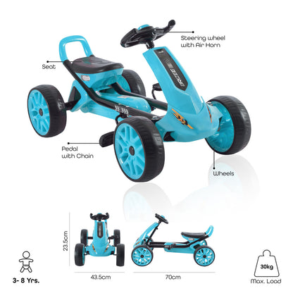 Moon - Brizee Baby Go Kart  -Blue - Blue