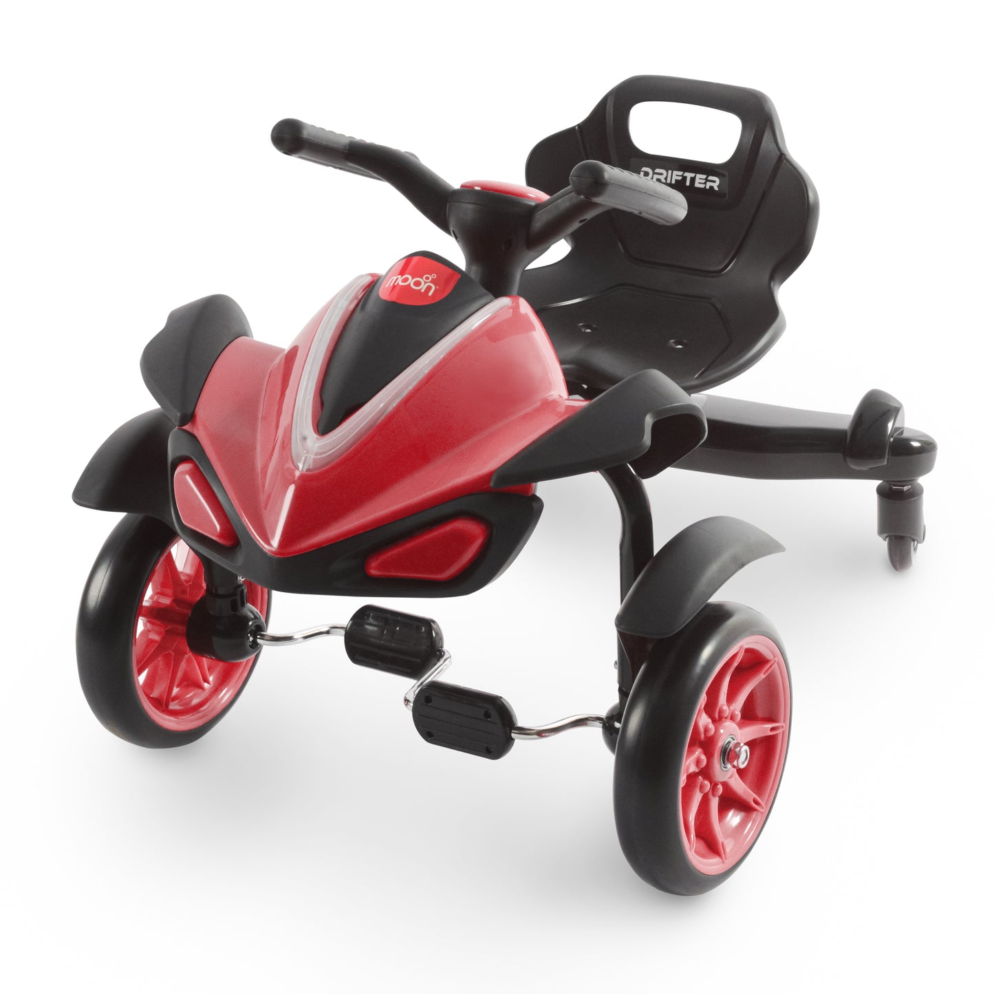 Moon - Drifter Drift Bike - 4 Wheel Scooter, 3 Years+ - Red