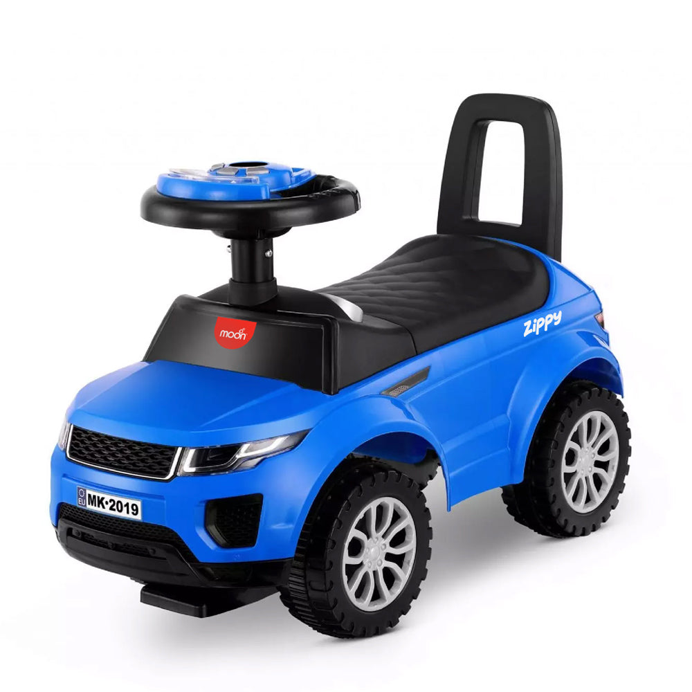 Moon -  Zippy Ride On Sports Car For Boys And Girls, 12-36 M - Blue