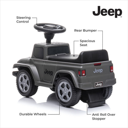 Moon -  Ride On Jeep Gladiator For Boys And Girls, 18-36 Mn  - Grey