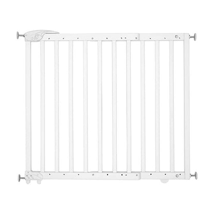 Badabulle - Deco Pop Wooden Extending Safety Gate | 63 To 106Cm Wide | Pressure Fit Or Screw Mounted, White