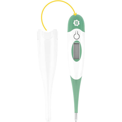 Badabulle Digital Thermometer, 10 Sec Chrono, Flexible Tip, Memorizes Temperature