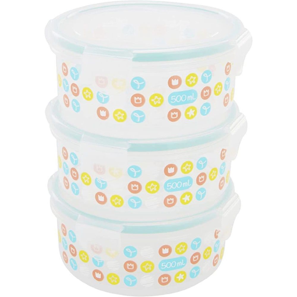 Badabulle - Food Storage Containers, 3 X 500Ml