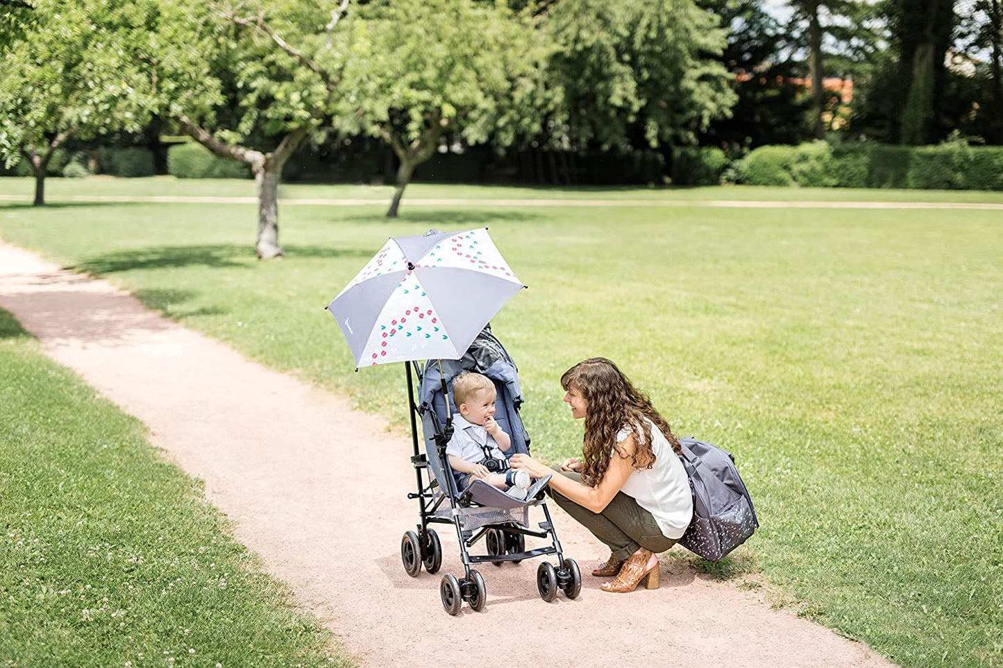 Badabulle Anti-Uv Umbrella, Universal So It Fits Any Pushchair, Covering With 50+ Uv Protection