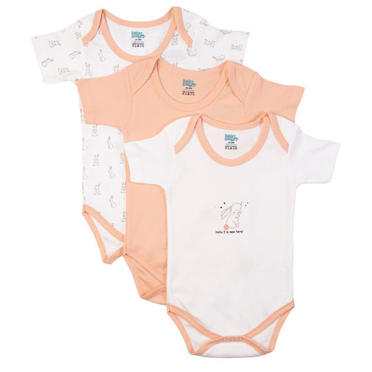 Babies Basic Printed Romper - Pack of 3, 18-24 Months , Multi Color