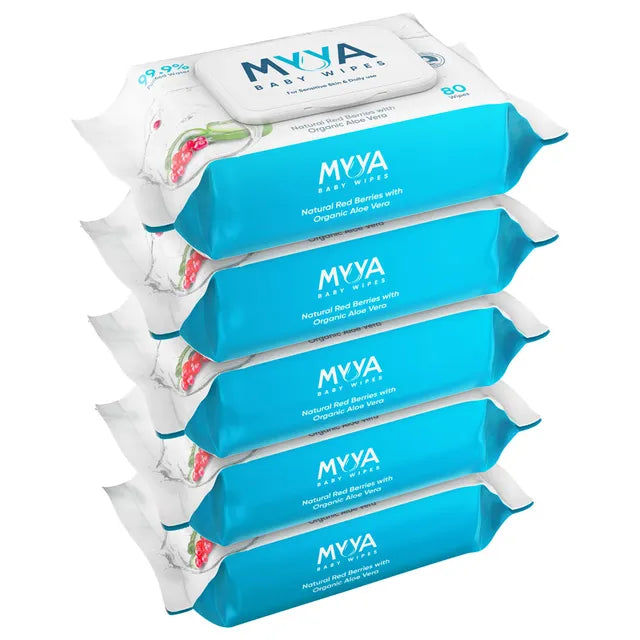 Myya Baby Wipes - Pack of 5