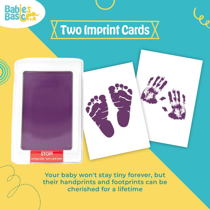 Babies Basic Clean Fingerprint with two imprint cards  - Purple