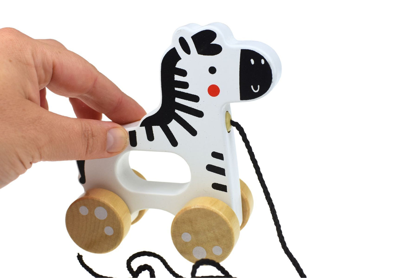 TOOKY TOYS-Pull Along - Zebra