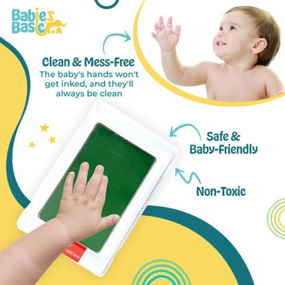 Babies Basic Clean Fingerprint with two imprint cards  - Emarald Green