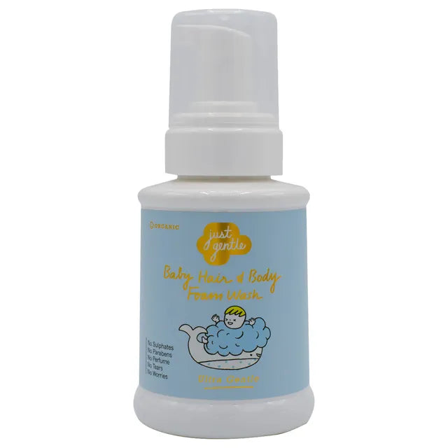 Just Gentle-Baby Hair & Body Foam Wash -Ultra Gentle