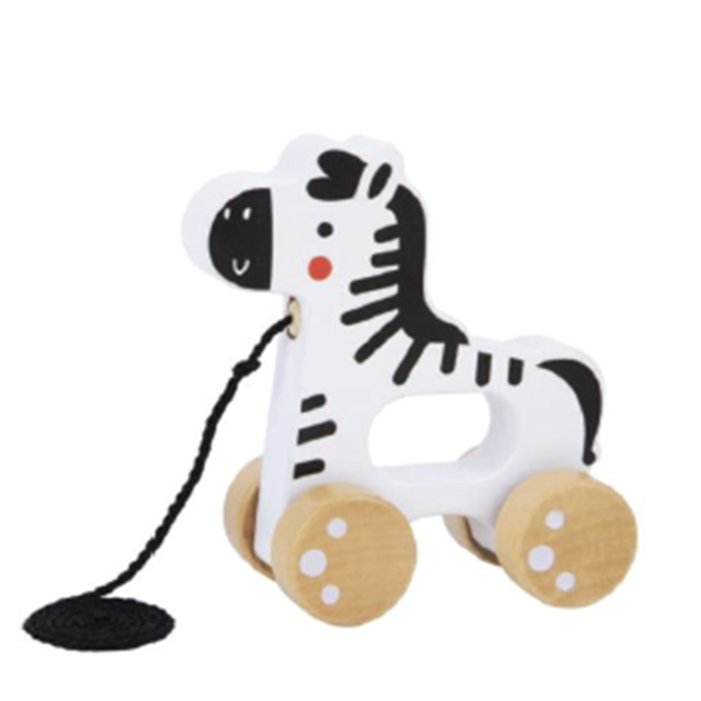 TOOKY TOYS-Pull Along - Zebra