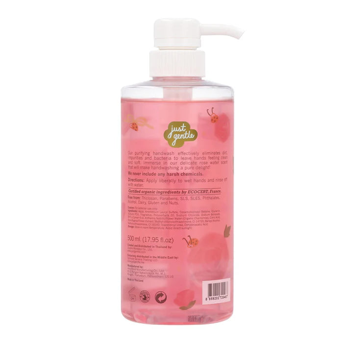 Just Gentle-Purifying  Hand Wash - Rose Water