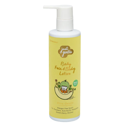 Just Gentle-Baby Face & Body Lotion - Melon Scent