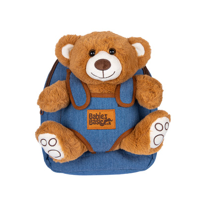 Babies Basic Kid/Baby bag with detachable Teddy - Brown