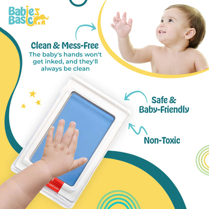 Babies Basic Clean Fingerprint with two imprint cards  - Sky Blue