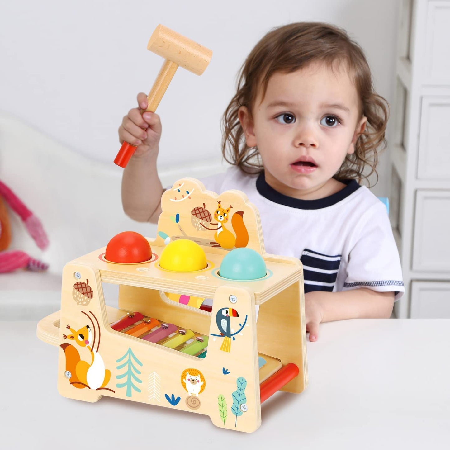 TOOKY TOYS-Pound &Tap Bench