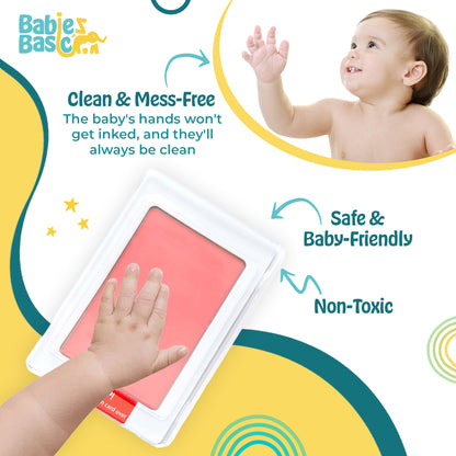 Babies Basic Clean Fingerprint with two imprint cards  - Pink