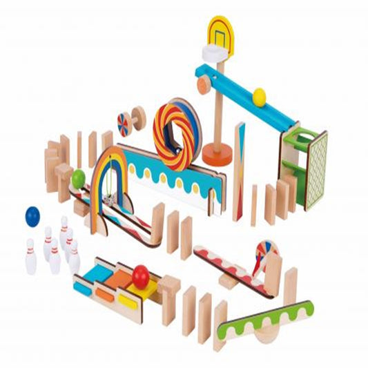 TOOKY TOYS-57 PCS Various Domino