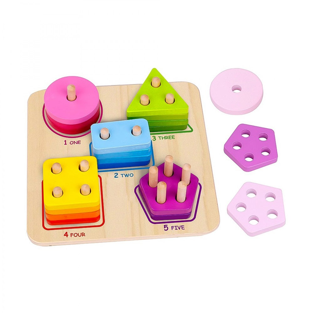 TOOKY TOYS-Geometric Block Sorter