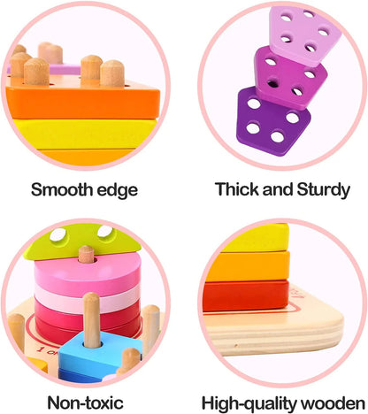 TOOKY TOYS-Geometric Block Sorter