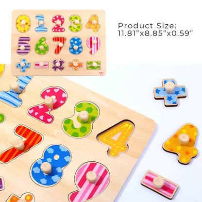 TOOKY TOYS-16 PCS Number Puzzle