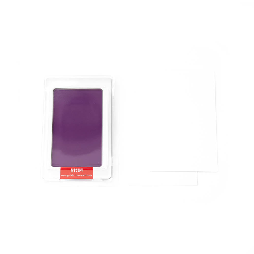 Babies Basic Clean Fingerprint with two imprint cards  - Purple