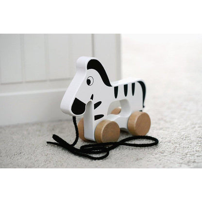 TOOKY TOYS-Pull Along - Zebra