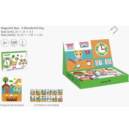 TOOKY TOYS-Magnetic Box - A Wonderful Day