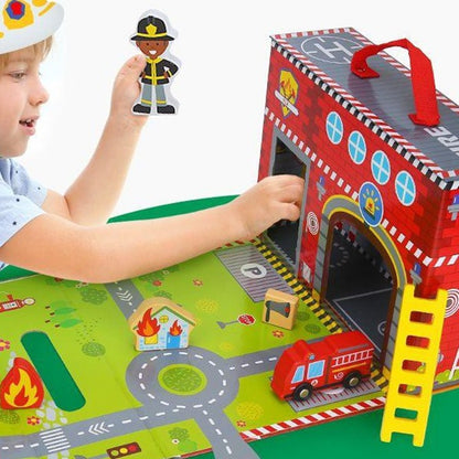 TOOKY TOYS-Fire Station Box