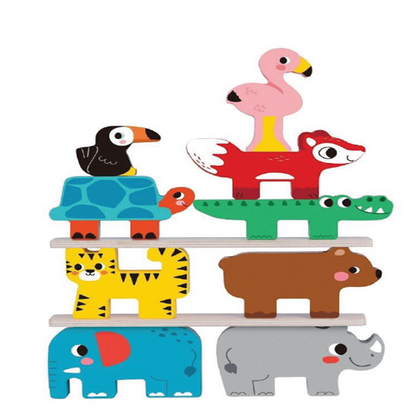 TOOKY TOYS-12 PCS Stacking Animals