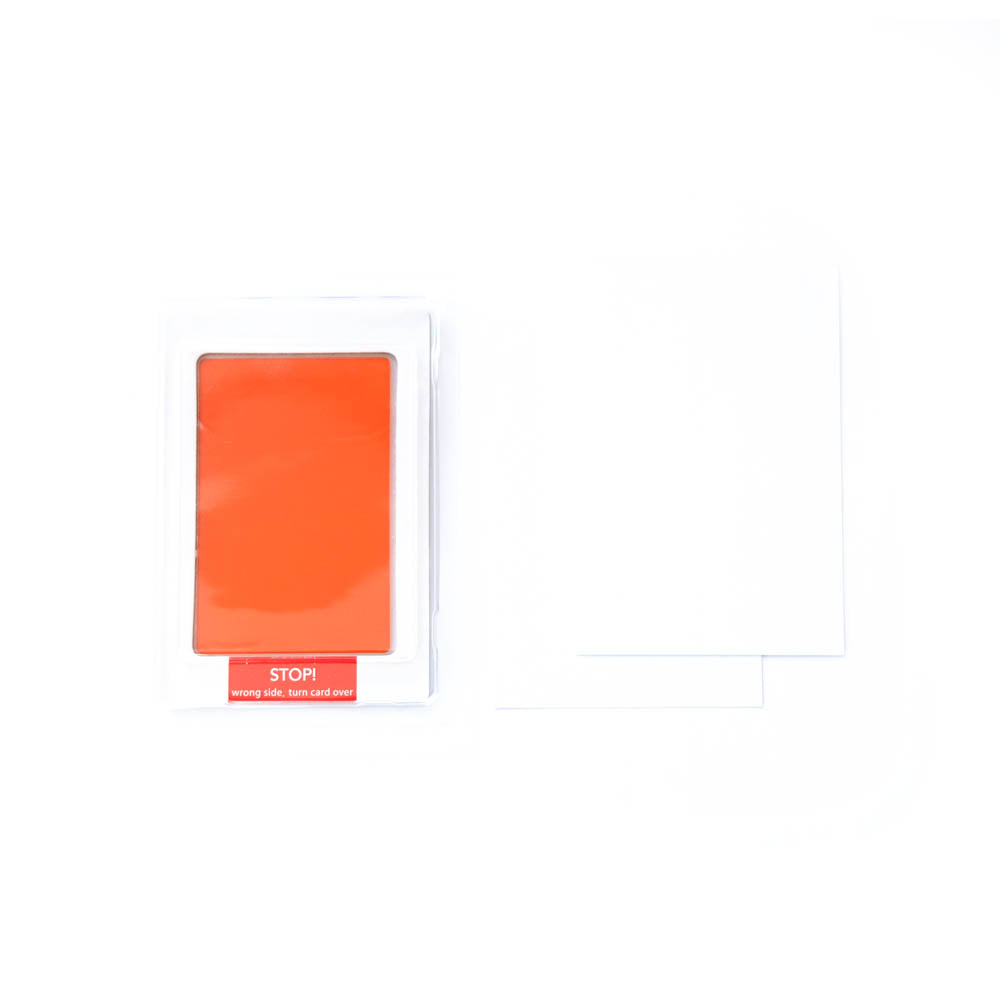 Babies Basic Clean Fingerprint with two imprint cards  - Orange